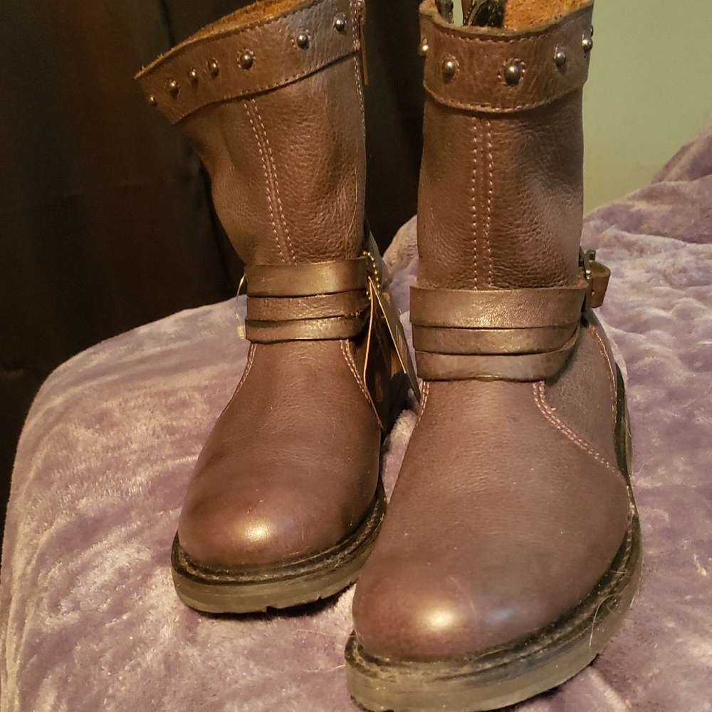Harley-Davidson Brown Leather Boots